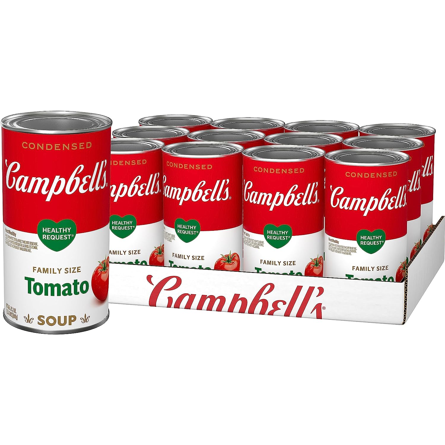 12Pack 23.2oz Campbell's Condensed Healthy Request Tomato Soup 17.03