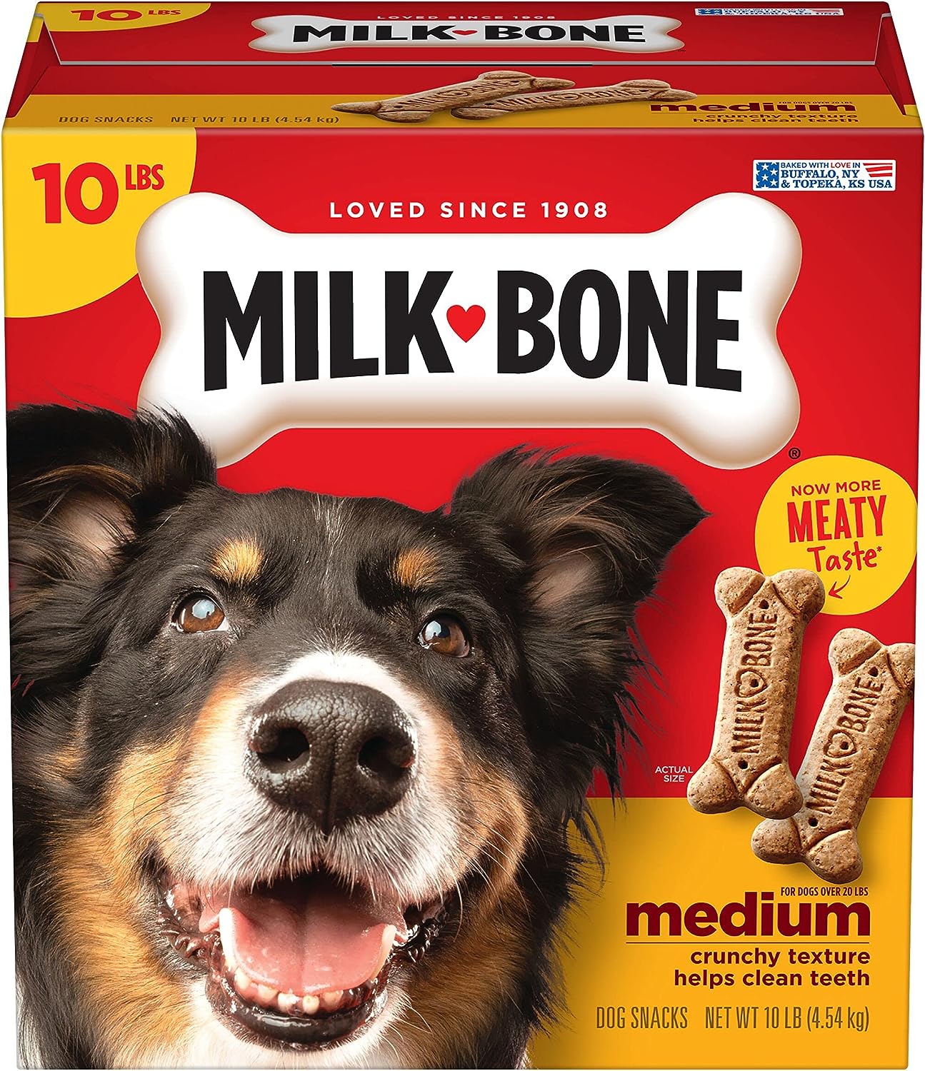 10-lb Milk-Bone Original Dog Biscuits (Medium) $8.24 w/ Subscribe & Save + Free S&H w/ Prime or $25+