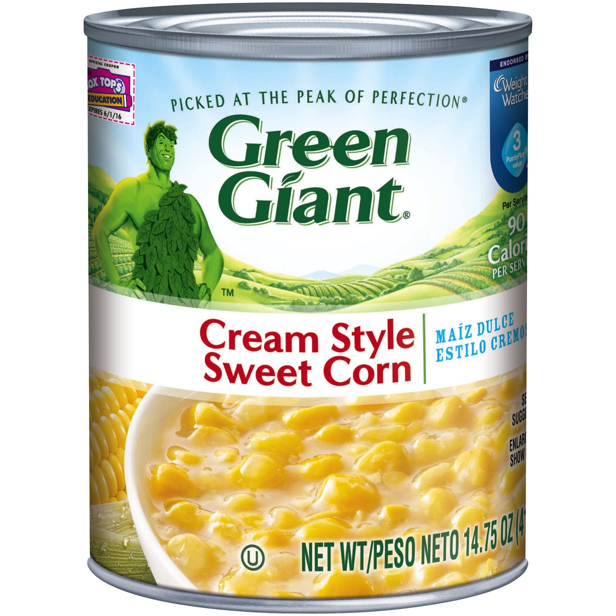 14.75oz Green Giant Canned Cream Style Sweet Corn $0.66 w/ S&S + Free Shipping w/ Prime or on $35+
