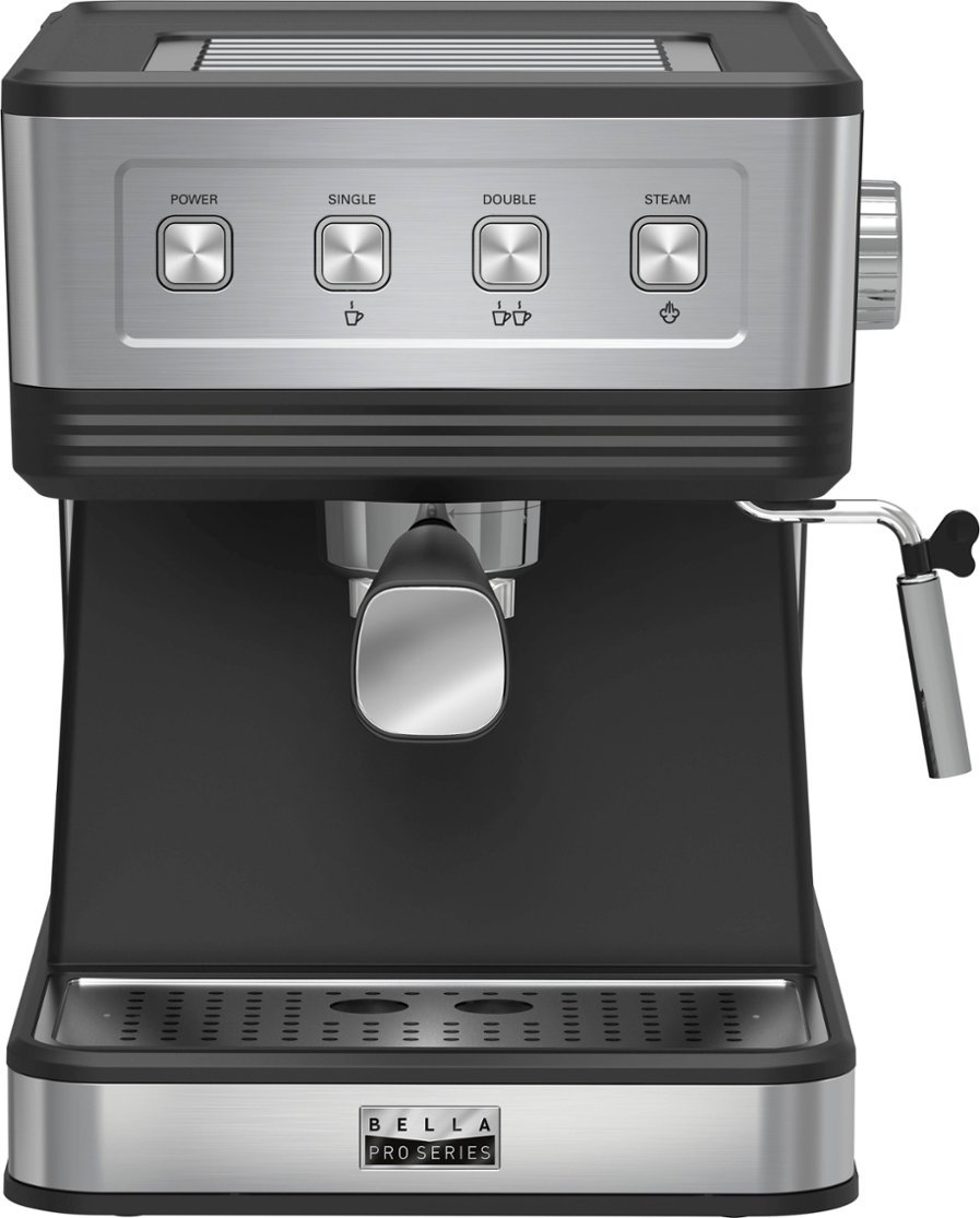 Bella Pro Series Espresso Machine with 20 Bars of Pressure (Stainless