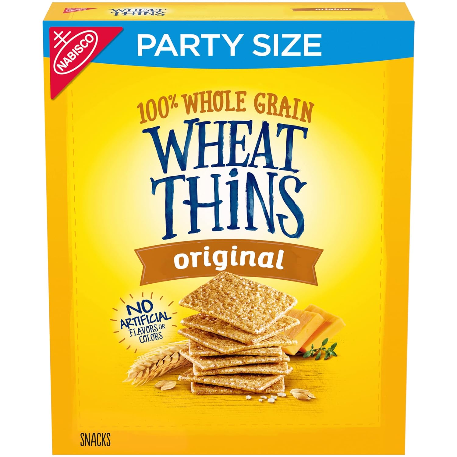 20-Ounce Wheat Thins Original Wheat Crackers (Party Size) $3.40 w/ Subscribe & Save + Free S&H w/ Prime