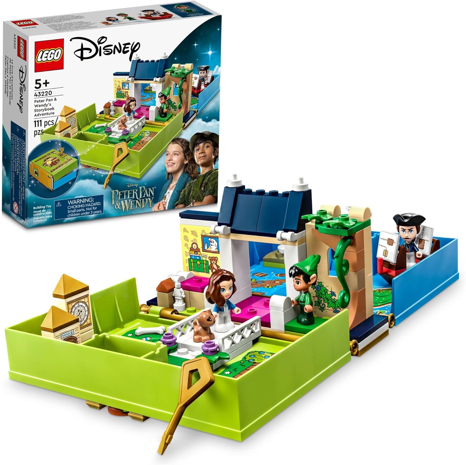 LEGO Disney Peter Pan & Wendy's Storybook Adventure Portable Playset $7.99 + Free S&H w/ Prime or $35+