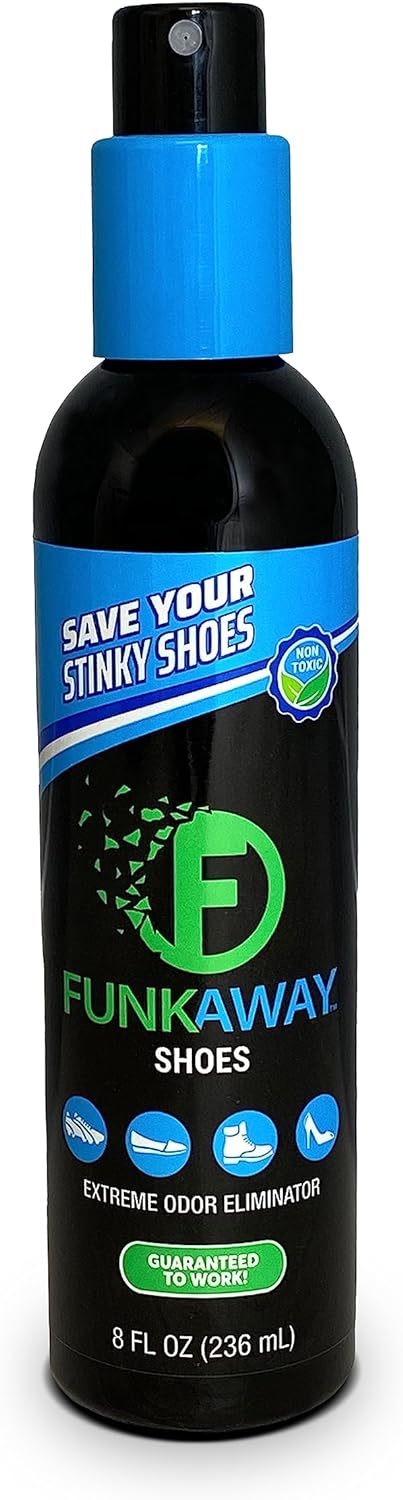 8oz FunkAway Odor Eliminating Spray for Shoes, Clothes and Gear $1.90 w/ S&S + Free S&H w/ Prime
