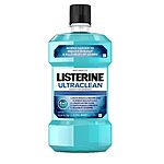 1.5-Liter Listerine Ultraclean Oral Care Antiseptic Mouthwash (Cool Mint) $5.34 + Free S&amp;H w/ Prime or $35+