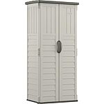 Suncast 22 Cu Ft Resin Vertical Storage Shed (Vanilla) $109.50 + Free Shipping
