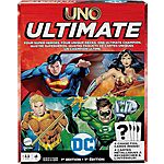 Mattel Games: UNO Ultimate DC Card Game or UNO Barbie The Movie Card Game $4.49 Each &amp; More + Free S&amp;H w/ Prime or $35+