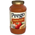 24-Oz Prego Creamy Vodka Pasta Sauce $1.59 w/ S&amp;S + Free S&amp;H w/ Prime