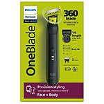 Philips Norelco OneBlade 360 Pro Hybrid Face & Body Electric Trimmer $40.80 + Free Shipping