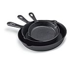 Essential Home 3-Piece Cast Iron Fry Pan Set + $15 SYWR Points $25 &amp; More + Free Store Pickup