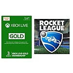 3-Month Xbox Live Gold Membership + Rocket League (Xbox One) $25 (Digital Codes)