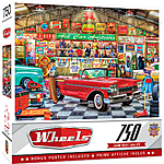 Jigsaw Puzzles: 750-Piece MasterPieces Wheels Jigsaw Puzzle (The Auctioneer) $8 &amp; More + Free Store Pickup