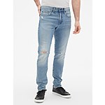 Gap Factory Men's Clothing: Slim-Fit Distressed Jeans $15.30 &amp; More + Free S&amp;H