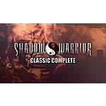 PC Digital Downloads: Shadow Warrior Classic Complete, Tyrian 2000 & More Free