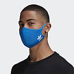3-Pack adidas Face Covers (Blue) $16 + Free Shipping