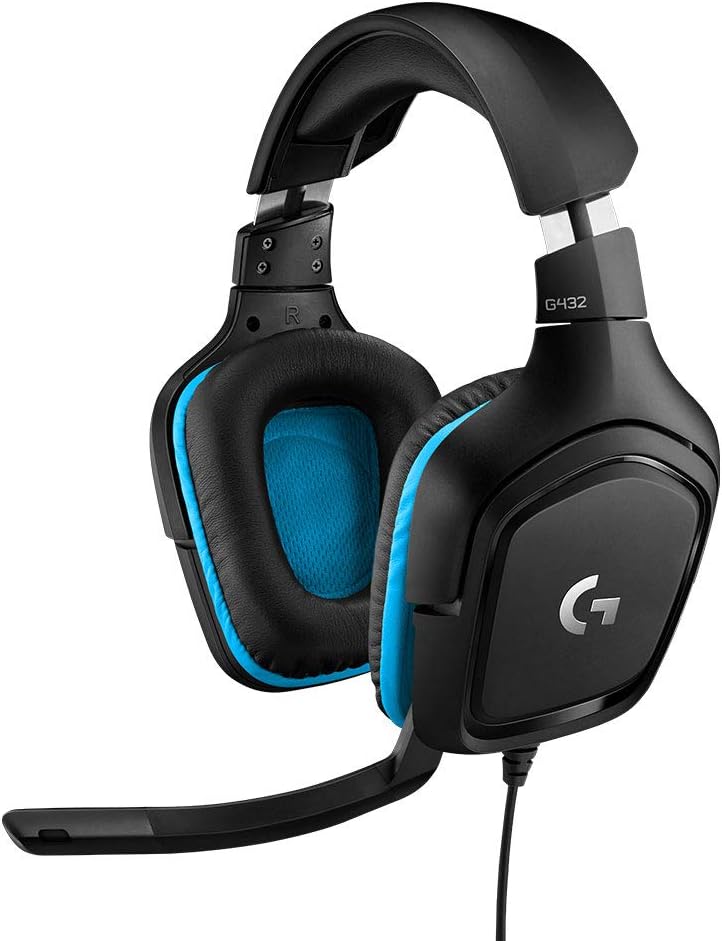 Logitech G432 7.1 Surround Sound Wired Gaming Headset (Black) $28.78 + Free S&H w/ Prime or $35+