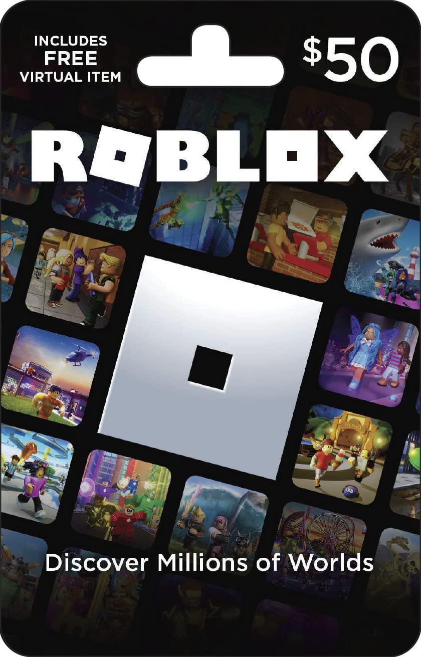 Roblox Gift Card (Physical): $50 GC $40 or 3-Count $15 GC $36 + Free Shipping