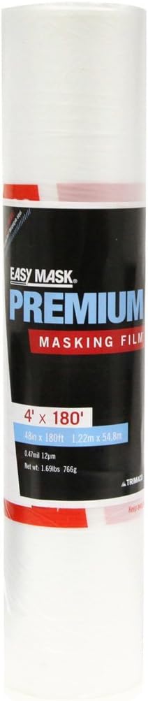 Easy Mask 48" x 180' Premium Masking Film $3.97 + Free S&H w/ Prime