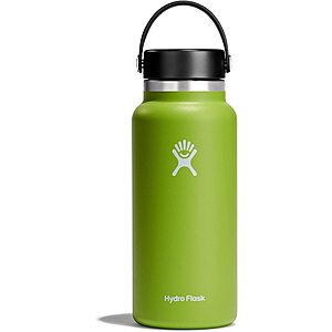 Hydro Flask 32 fl. oz. Widemouth (Snapper Red) on natural