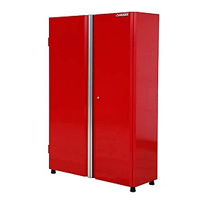 72" x 48" Husky Ready-to-Assemble Steel Free Standing Garage Cabinet (Red) $270 + Free Store Pickup