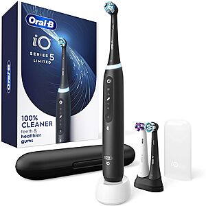 Prime Members: Oral-B iO Series 5 Deep Clean + Whiten Rechargeable Electric Toothbrush $  59.99 + Free Shipping