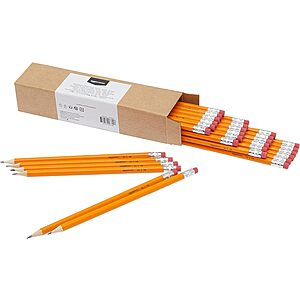30-Count Amazon Basics Woodcased Pre-Sharpened #2 HB Soft Lead Pencils $1.89 w/S&S + Free Shipping w/ Prime or on $35+