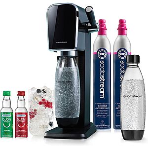 SodaStream Art Sparkling Water Maker: Value Bundle $89.99 or Starter Kit $69.99 & More + Free Shipping