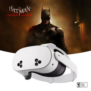 Meta Quest 3S 128GB w/ Batman: Arkham Shadow,3-Month Trial of Meta Quest+ & $75 Gift Card $300+ Free Shipping