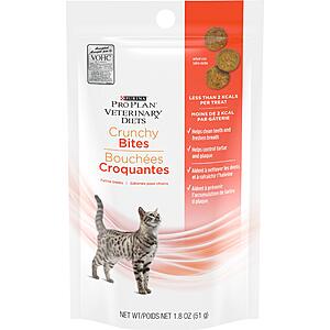 1.8-Oz Purina Pro Plan Veterinary Diets Crunchy Bites Cat Treats $  2.36 w/ S&S + S&H w/ Prime