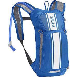 50-Oz CamelBak Mini M.U.L.E. Kids Hydration Backpack (Lapis Blue/White Stripe) $16.98 + Free S&H w/ Prime or $35+