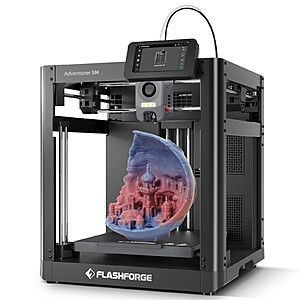 Flashforge Adventurer 5M High-Speed 600 mm/s Auto Leveling Wi-Fi 3D Printer 0.15 + Free Shipping