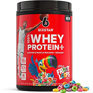 1.8-Lbs Six Star Whey Protein Powder Plus (various flavors) $11.10 w/ Subscribe & Save