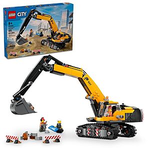 633-Piece LEGO City Construction Excavator Digger Building Set  + Free Shipping