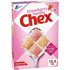 12.4oz. Chex Sweetened Rice Cereal (Strawberry Vanilla) alt=
