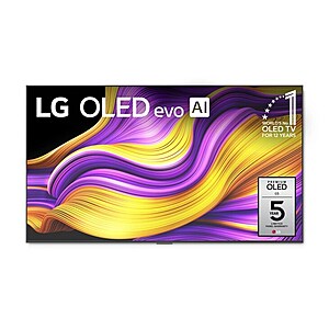 LG Partner Store: 65" LG evo AI OLED G5 4K Smart TV + S90TR LG Soundbar + Bounce Core Speaker + Free TV Stand $1681.2
