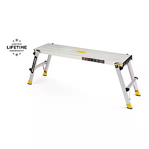 Gorilla Ladders Aluminum Slim-Fold Work Platform, 300 lbs. Load Capacity $50 + FS
