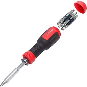 SHARDEN Multi Screwdriver 13-in-1 Screw Driver Adjustable Screwdriver Set Multitool All in One or rachet $3.99 AC @Sharden Direct via Amazon