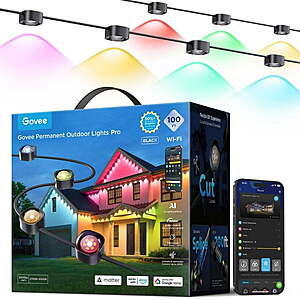 Govee Pro 100-ft Cuttable LED Permanent Outdoor Christmas Lights $239