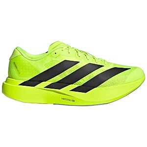 adidas Men's Adizero EVO SL Running Shoes Lemon/Black $99