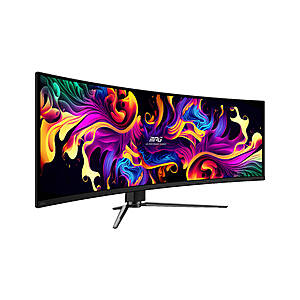 49" MSI MPG 491CQPX QD-OLED 1440p HDR 240Hz Curved Ultrawide Gaming Monitor $800 + Free Shipping