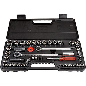Amazon: Stalwart 52-Piece Drive Socket Set (SAE & Metric) $14.49 (Reg $22, ~34% Off) + Free Shipping w/ Prime or $35+