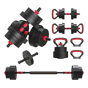 40-Lb FitRx Smartbell Gym 5-in-1 Adjustable Dumbbell & Weight Set  + Free Shipping