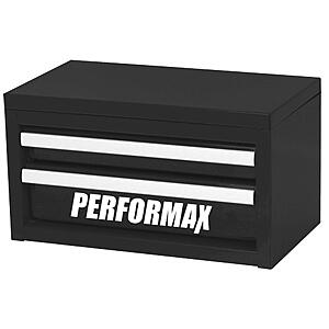 Performax 2-Drawer Black Steel Mini Tool Box, $8.98 + 11% rebate, Menard's