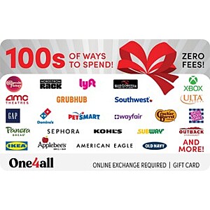 0 One4All Ultimate Gift Card (Various Retailers, Email Delivery) 