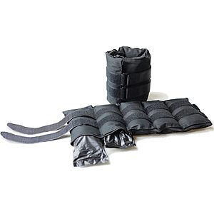 20-lb (2x 10-lb) CAP Barbell Adjustable Ankle Weights (Black) $16 