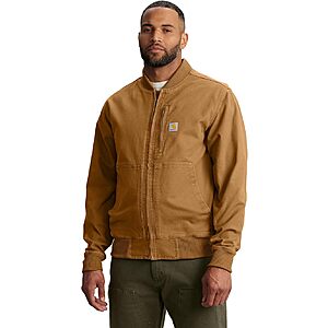 Carhartt Men's Rugged Flex Duck Relaxed Fit Bomber Jacket (Brown) $72 + Free Shipping
