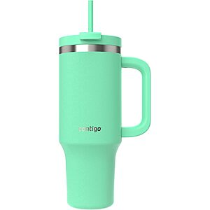 40-Oz Contigo Streeterville Insulated Tumbler w/ Straw (Reef) $11.90 