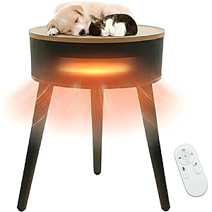 Space Heater, 1500W PTC Ceramic Side Table Heaters for Indoor Use $47.59