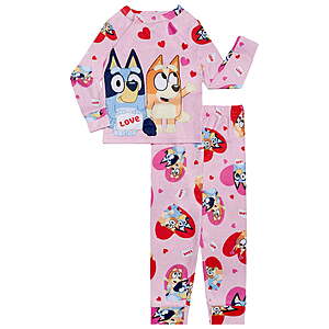 2-Piece Character Toddler Unisex Valentine's Day Pajama Set (various) $3 + Free Store Pickup