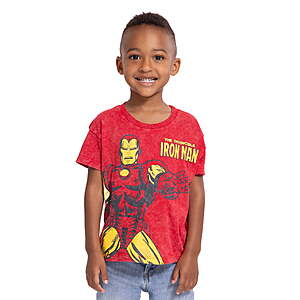 Marvel Toddler Boys' Graphic T-Shirt (Various, Limited Sizes) $2 