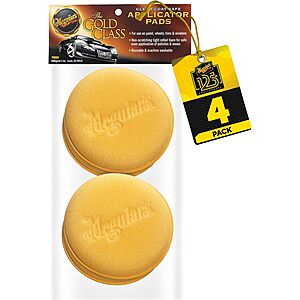 4-Count Meguiar's 4" Foam Applicator Pads $5.60 
